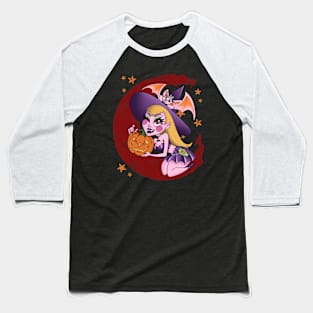 Cute Pastel Goth Witch Baseball T-Shirt